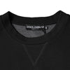 Dolce & Gabbana Black Logo Print CrewNeck Sweatshirt Sweater