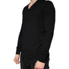 Dolce & Gabbana Black Embellished V-neck Pullover Sweater