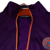 Dolce & Gabbana Purple Polyester Full Zip Long Sleeve Sweater