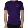 Dolce & Gabbana Purple DG Logo Cotton Crew Neck T-shirt