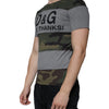 Dolce & Gabbana Multicolor Camouflage Cotton Crew Neck T-shirt