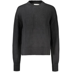 Black Cotton Sweater