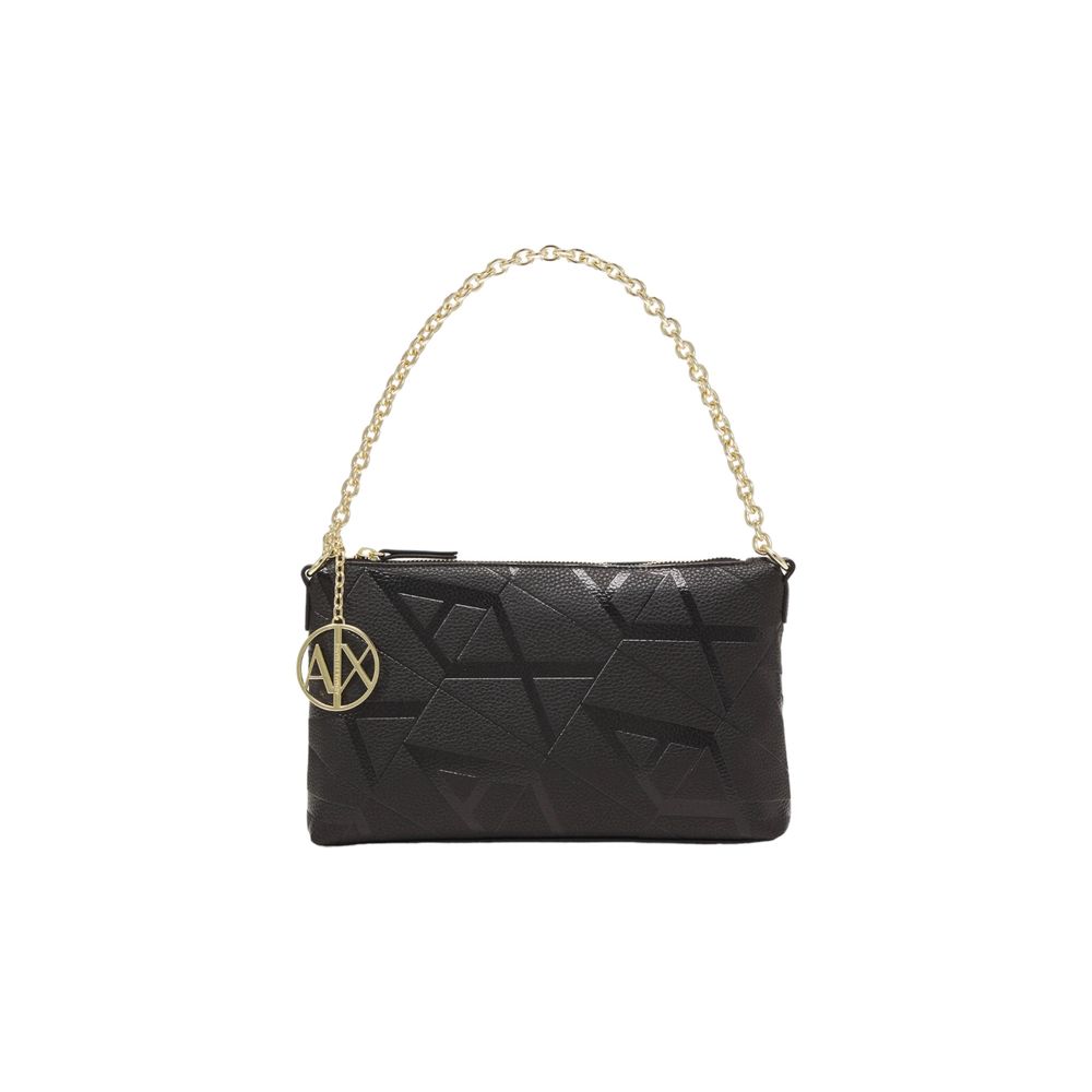 Black Polyester Handbag