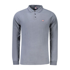 Gray Cotton Polo Shirt