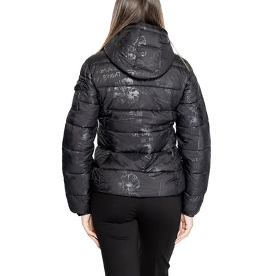 Desigual Black Polyamide Jackets & Coat