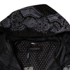 Dolce & Gabbana Black Bandana Hooded Full Zip Bomber Jacket