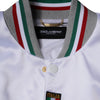 Dolce & Gabbana Multicolor Italia Button Down Bomber Jacket