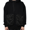 Dolce & Gabbana Black Hooded Pullover Men Sweatshirt Sweater