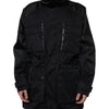 Dolce & Gabbana Black Nylon Winter Men Parka Coat Jacket