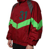 Dolce & Gabbana Multicolor Nylon Full Zip Windbreaker Jacket