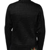 Dolce & Gabbana Black Cotton Full Zip Men Bomber Jacket