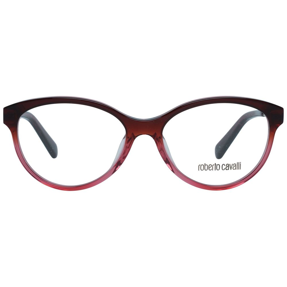 Roberto Cavalli Red Metal And Plastic Frames