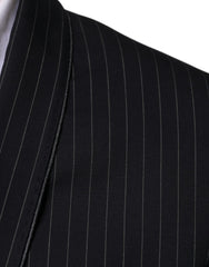 Black Stripe Single Breasted Formal Suit