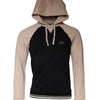 Dolce & Gabbana Black Beige Hooded Men Sweatshirt Sweater