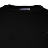 Dolce & Gabbana Black Wool Knit Crew Neck Pullover Sweater