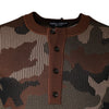 Dolce & Gabbana Multicolor Camouflage Men Pullover Sweater