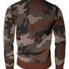 Dolce & Gabbana Multicolor Camouflage Men Pullover Sweater