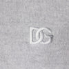 Dolce & Gabbana Light Gray Wool Crew Neck Pullover Sweater