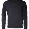 Dolce & Gabbana Dark Gray Wool Crew Neck Pullover Sweater