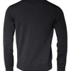 Dolce & Gabbana Dark Gray Wool Crew Neck Pullover Sweater