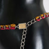 Dolce & Gabbana Elegant Multicolor Crystal-Embellished Belt