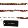 Dolce & Gabbana Elegant Multicolor Crystal-Embellished Belt