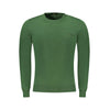 Cavalli Class Green Polyester Sweater