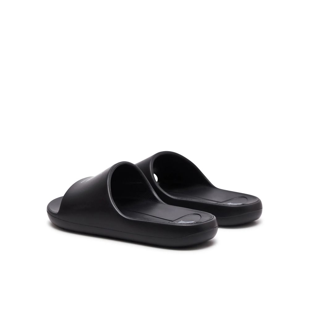 Armani Exchange Black And White Polyethylene Sandal