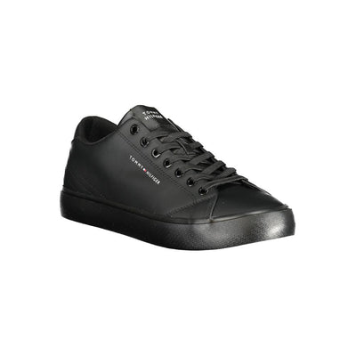 Tommy Hilfiger Black Polyester Sneaker