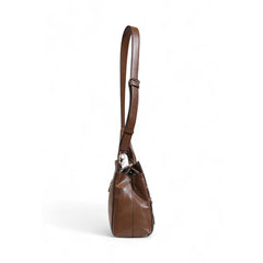 Brown Polyethylene Handbag