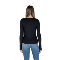 Black Viscose Tops & T-Shirt