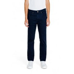 Blue Cotton Jeans & Pant