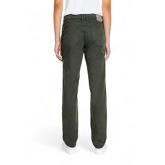 Green Cotton Jeans & Pant