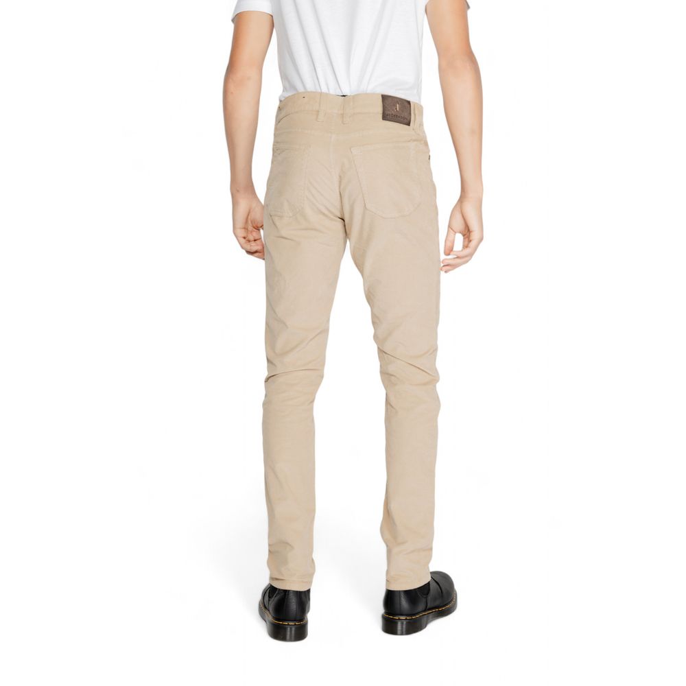 Jeckerson Beige Cotton Jeans & Pant