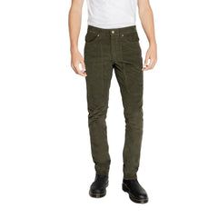 Green Cotton Jeans & Pant