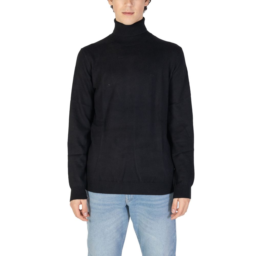 Black Cotton Sweater