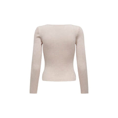 Beige Viscose Sweater