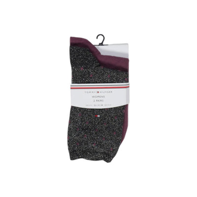 Tommy Hilfiger Black Cotton Sock