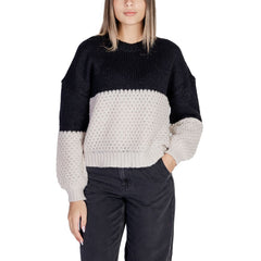 Black Polyester Sweater