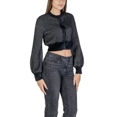 Black Polyamide Cardigan