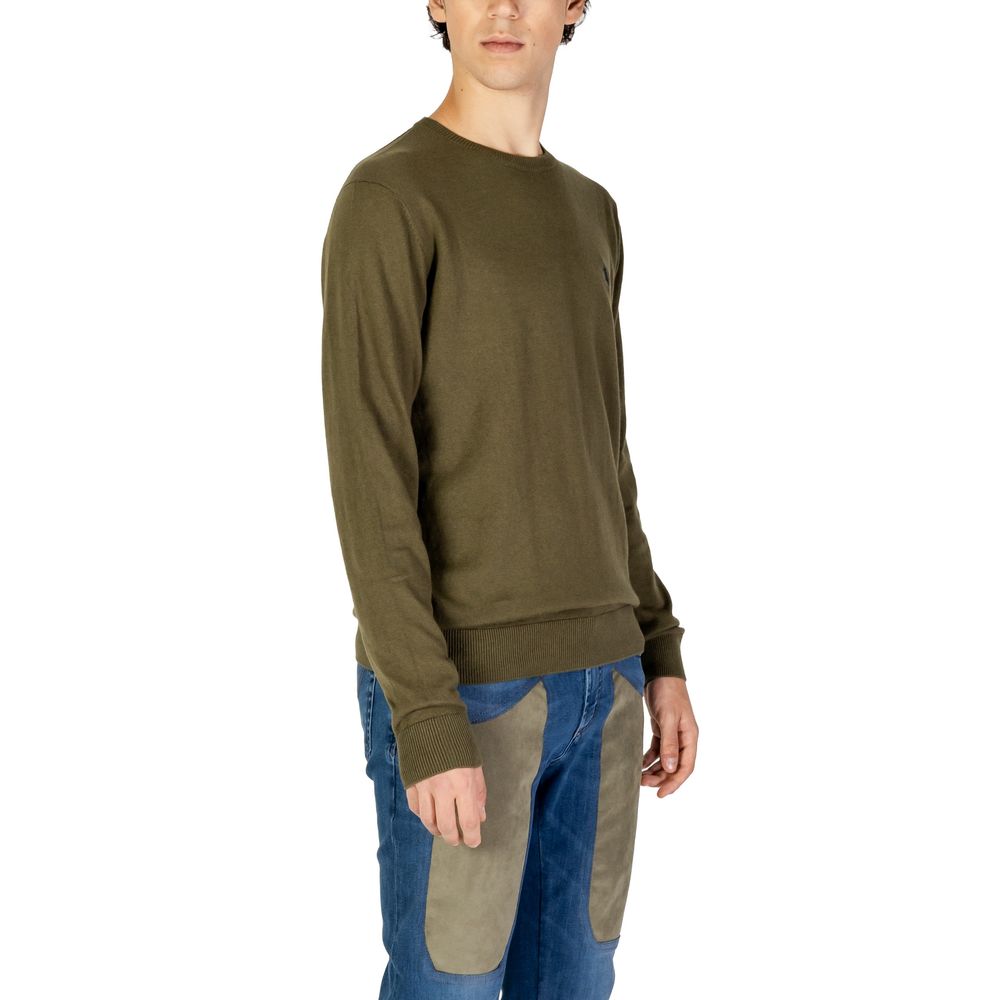 U.S. POLO ASSN. Green Cotton Sweater