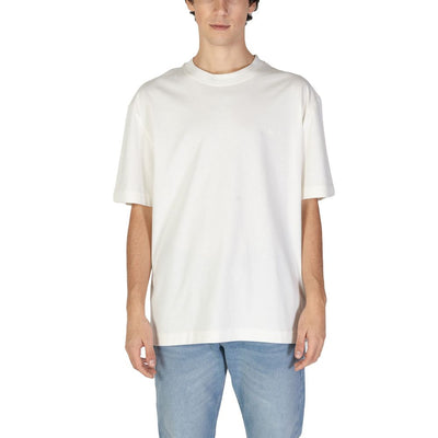 Calvin Klein Jeans Beige Cotton Rigenerato T-Shirt