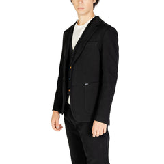 Black Cotton Blazer