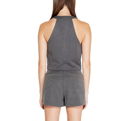 Gray Recycled Polyester Vest