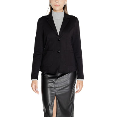 Street One Black Viscose Suits & Blazer