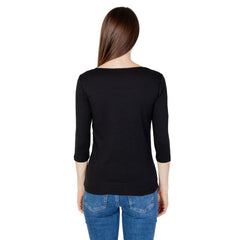 Black Cotton Tops & T-Shirt