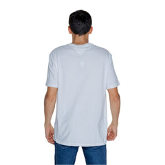 Tommy Hilfiger Jeans White Cotton Rigenerato T-Shirt