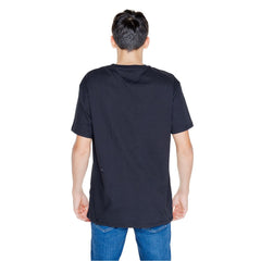 Tommy Hilfiger Jeans Black Cotton Rigenerato T-Shirt