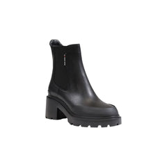 Tommy Hilfiger Jeans Black Leather Boot