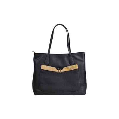 Alviero Martini Prima Classe Black Polyethylene Handbag